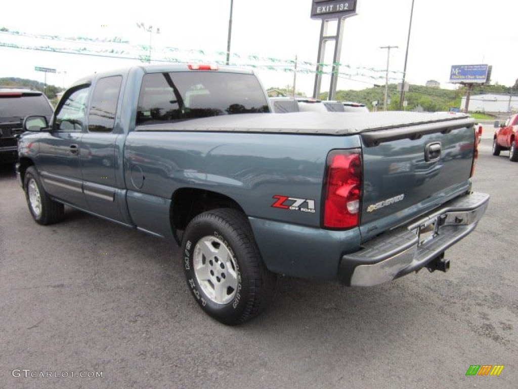 2007 Silverado 1500 Classic Z71 Extended Cab 4x4 - Blue Granite Metallic / Dark Charcoal photo #5