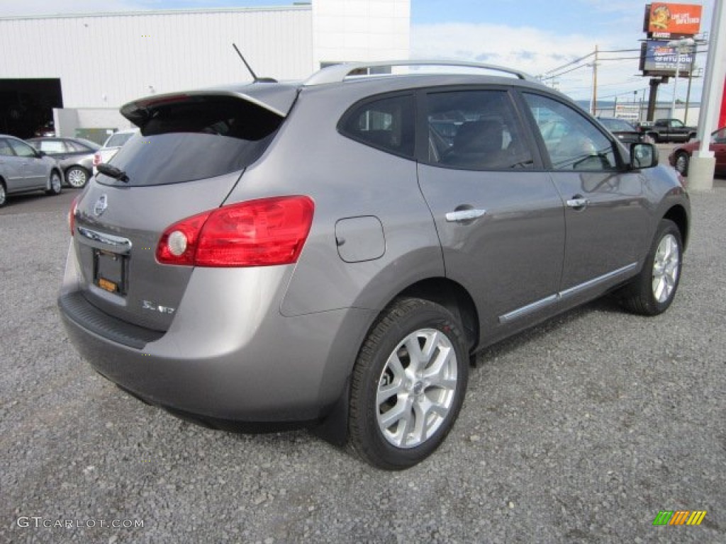 2011 Rogue SL AWD - Platinum Graphite / Gray photo #7