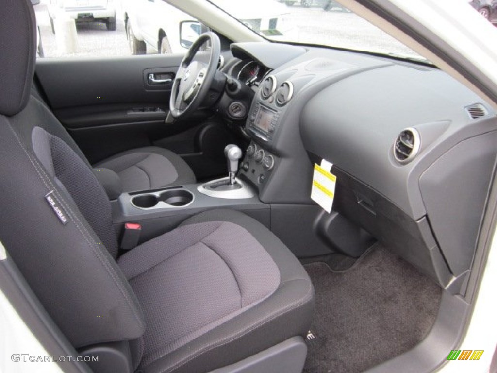 2011 Rogue SV AWD - Pearl White / Black photo #8