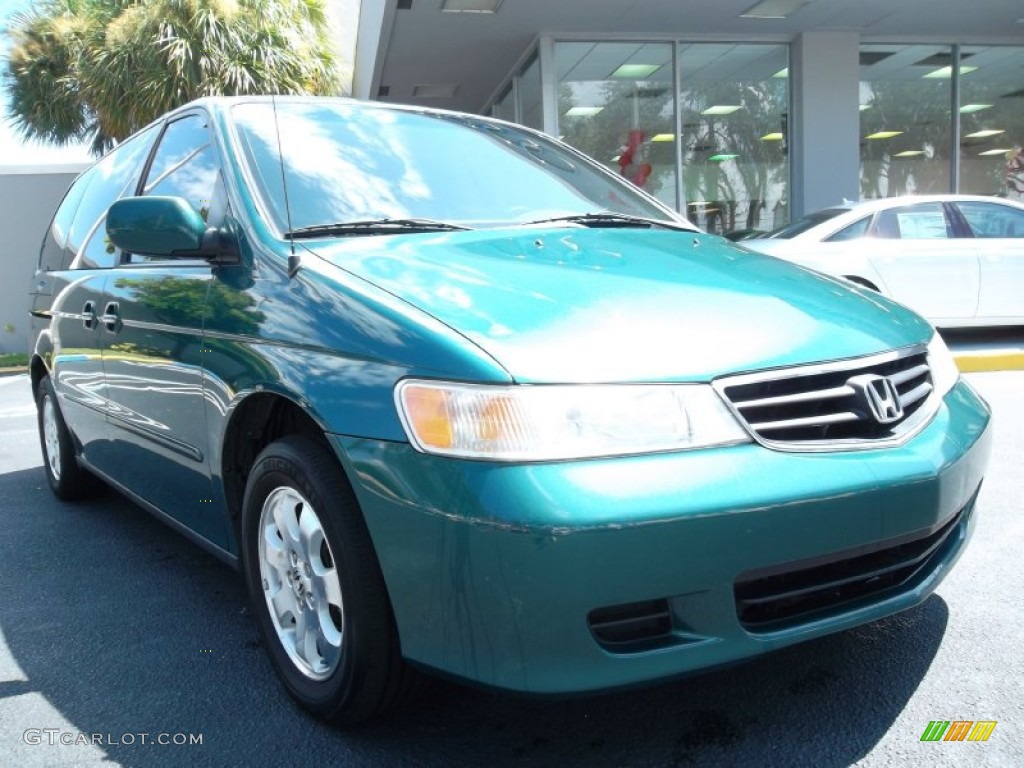 2003 Odyssey EX-L - Evergreen Pearl / Ivory photo #2