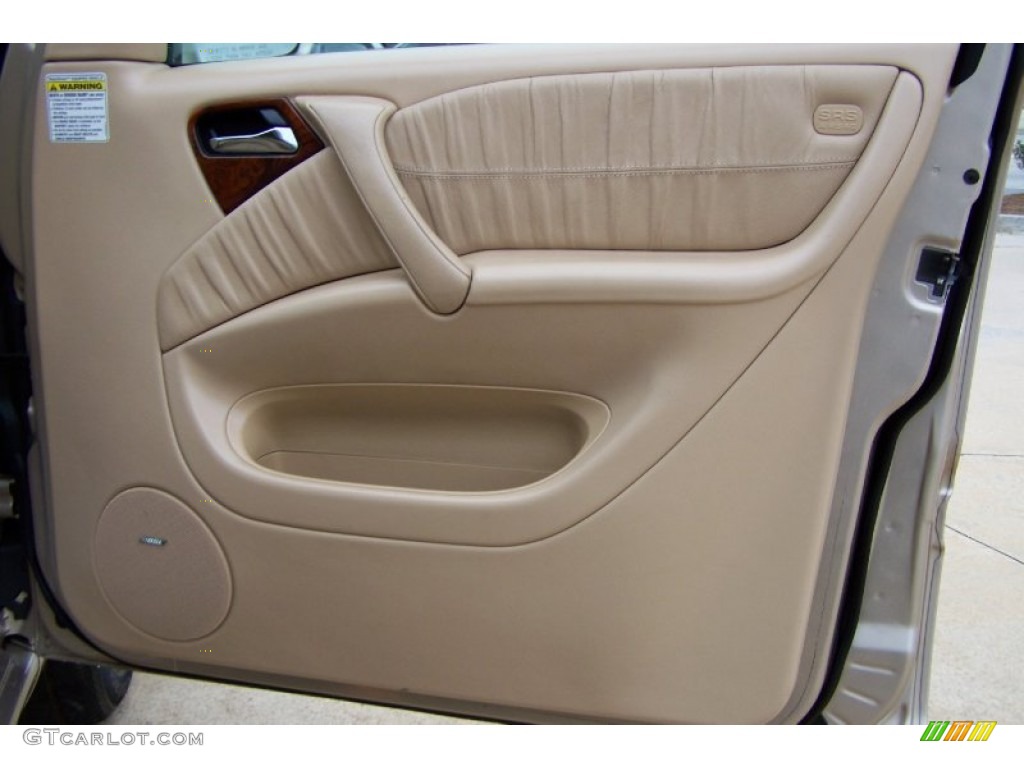 2002 Mercedes-Benz ML 500 4Matic Java Door Panel Photo #54337489