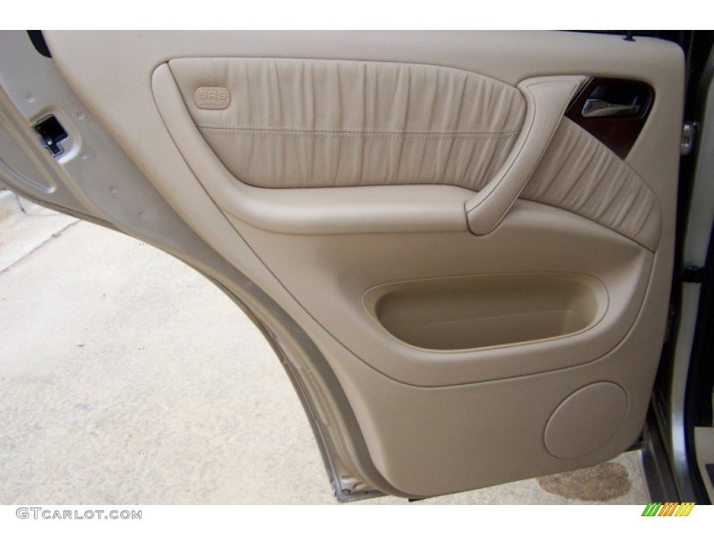 2002 Mercedes-Benz ML 500 4Matic Java Door Panel Photo #54337630