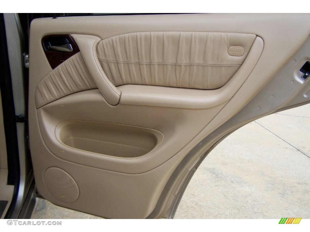 2002 Mercedes-Benz ML 500 4Matic Java Door Panel Photo #54337639