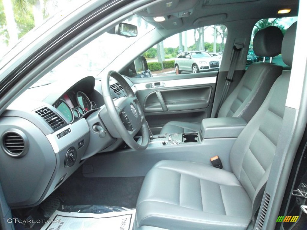 Anthracite Interior 2009 Volkswagen Touareg 2 VR6 Photo #54337774