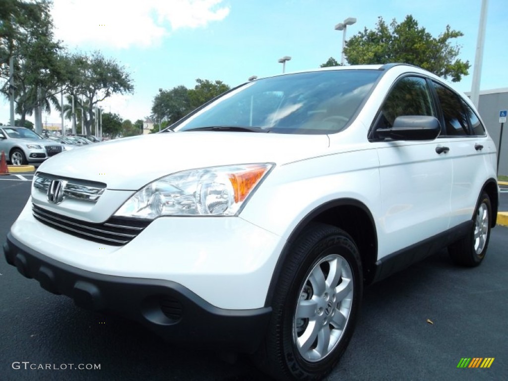 Taffeta White 2009 Honda CR-V EX Exterior Photo #54338401