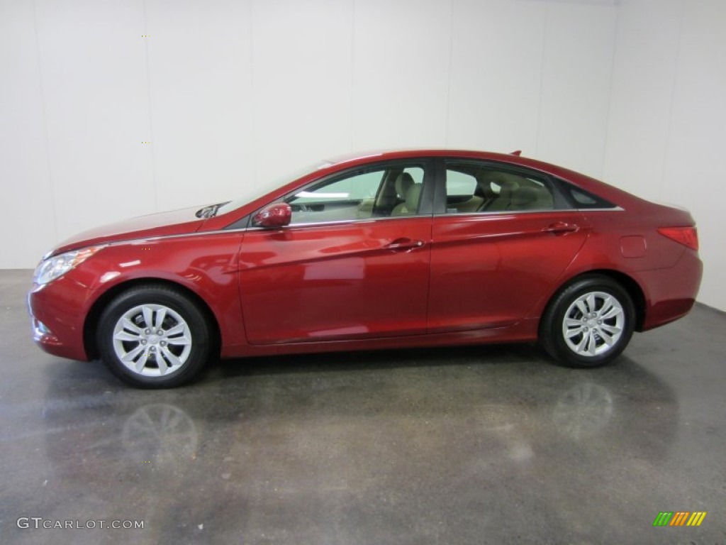 Venetian Red 2011 Hyundai Sonata GLS Exterior Photo #54338476