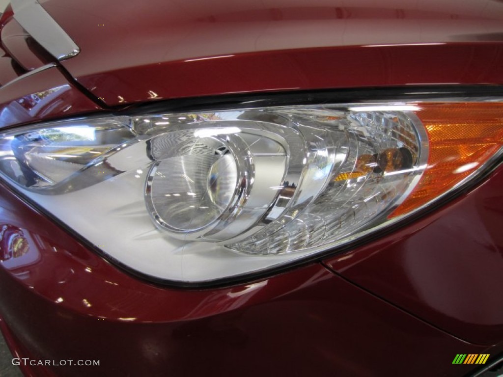 2011 Sonata GLS - Venetian Red / Camel photo #4