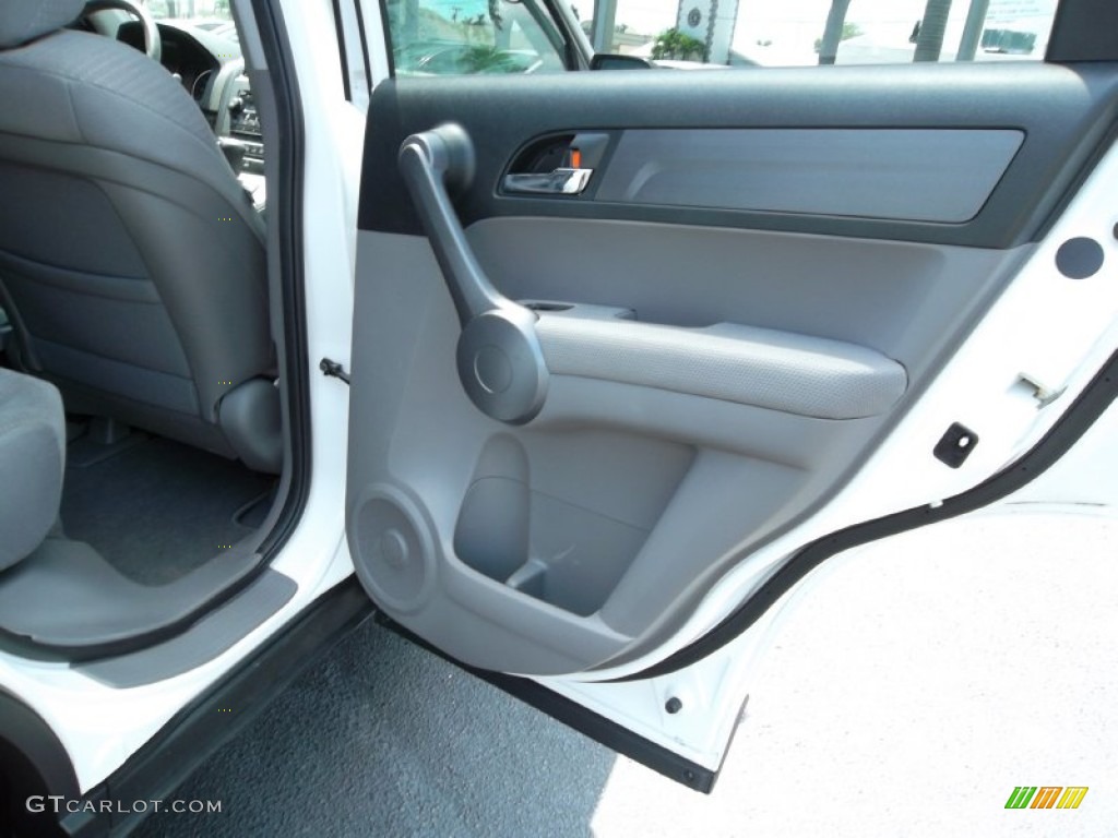 2009 CR-V EX - Taffeta White / Gray photo #23