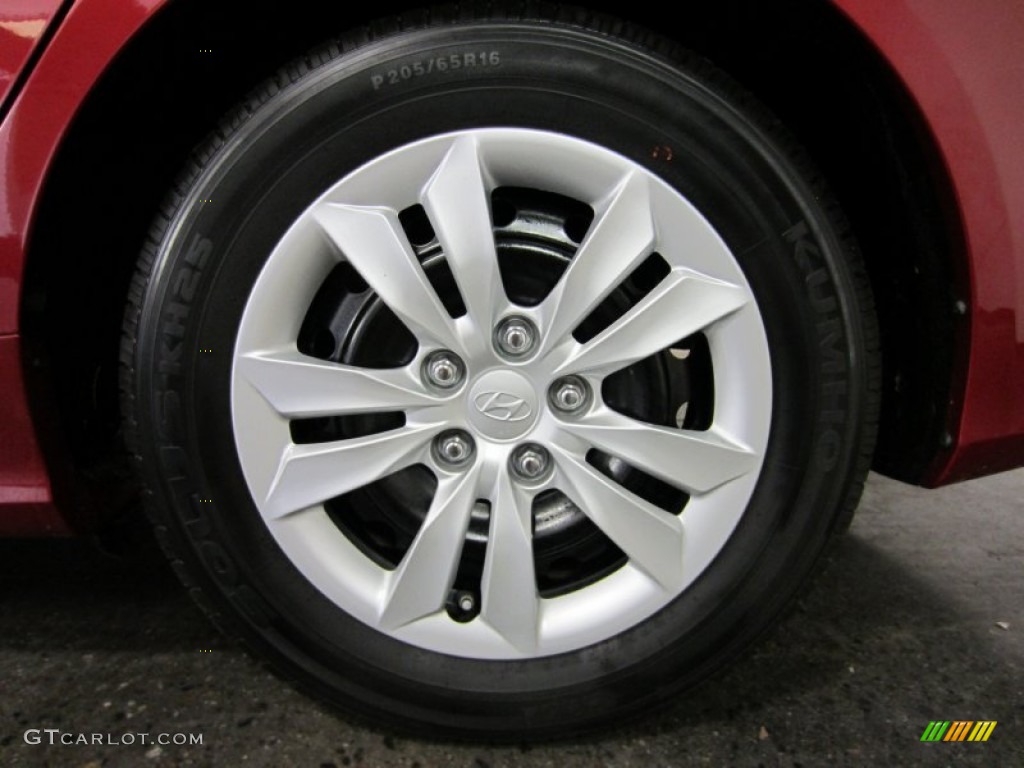 2011 Sonata GLS - Venetian Red / Camel photo #7