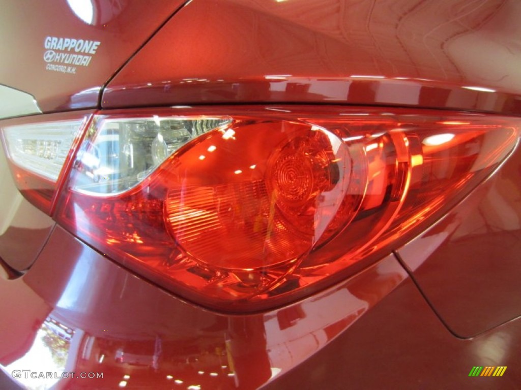 2011 Sonata GLS - Venetian Red / Camel photo #12