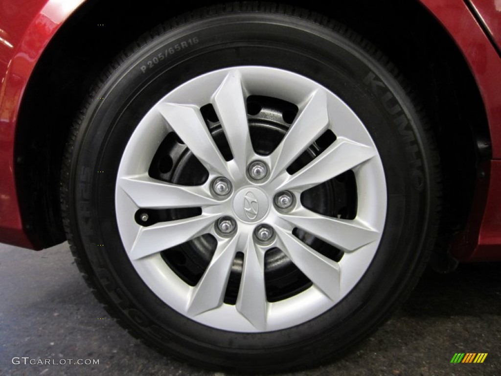 2011 Sonata GLS - Venetian Red / Camel photo #14
