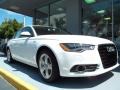 Ibis White - A6 3.0T quattro Sedan Photo No. 1