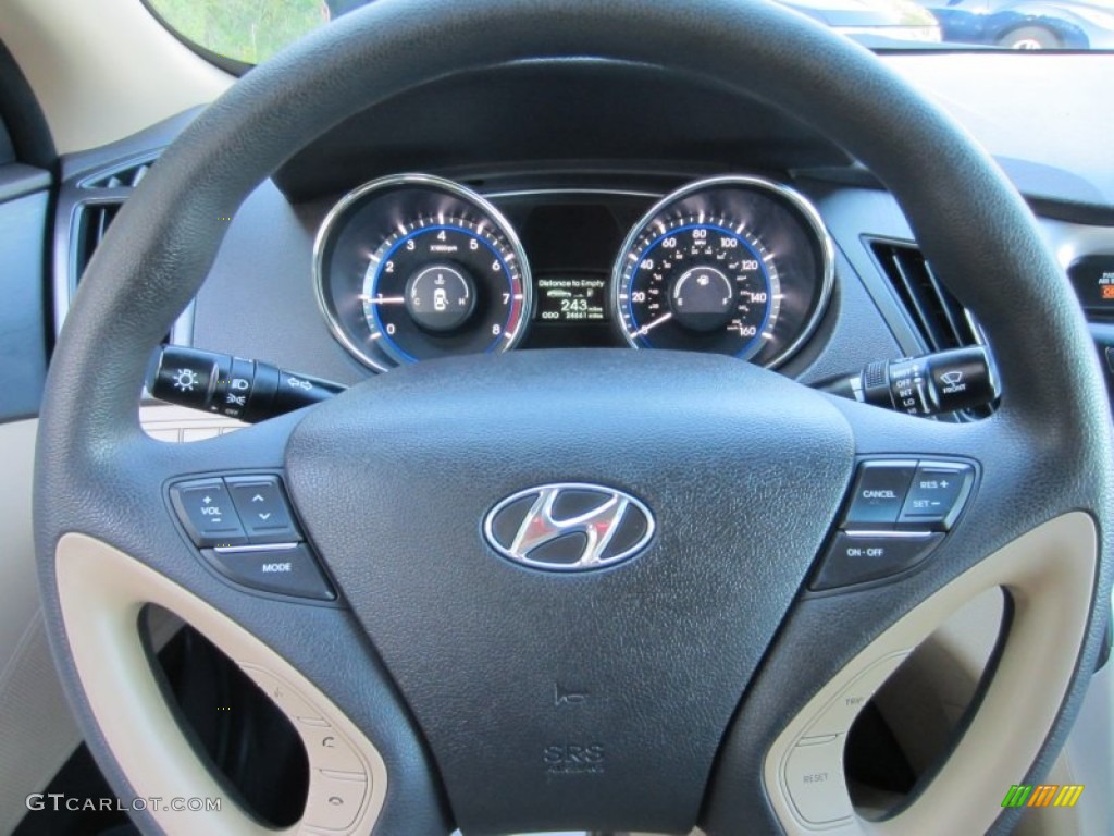 2011 Sonata GLS - Venetian Red / Camel photo #24
