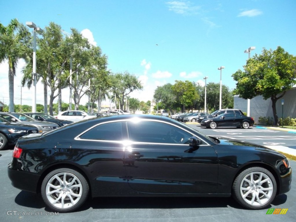 Brilliant Black 2012 Audi A5 2.0T quattro Coupe Exterior Photo #54338770