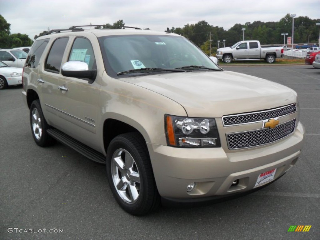 Gold Mist Metallic 2012 Chevrolet Tahoe LTZ 4x4 Exterior Photo #54338774