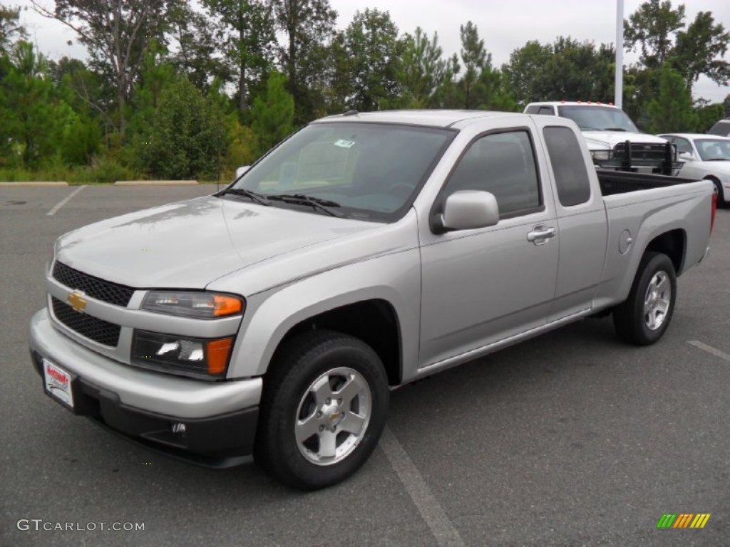 2012 Colorado LT Extended Cab - Sheer Silver Metallic / Ebony photo #1