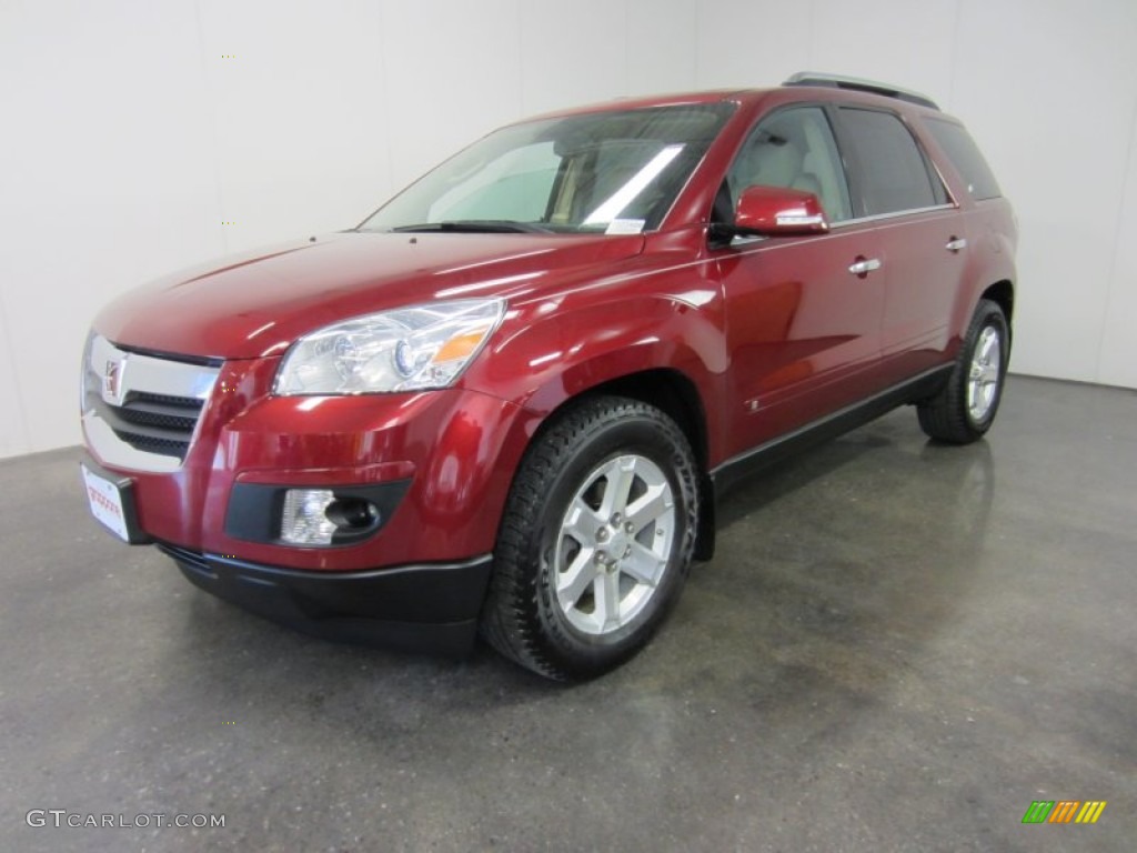 2007 Outlook XR AWD - Red Jewel / Tan photo #1