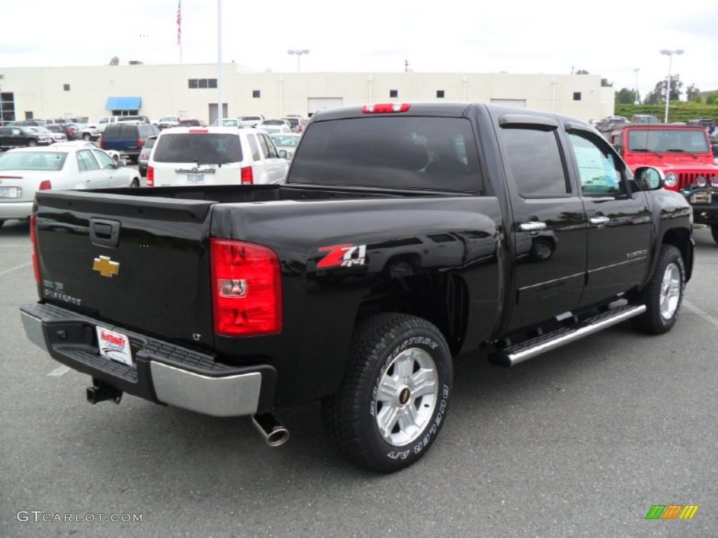 2011 Silverado 1500 LT Crew Cab 4x4 - Black / Ebony photo #4