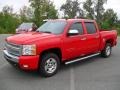 2011 Victory Red Chevrolet Silverado 1500 LT Crew Cab  photo #1