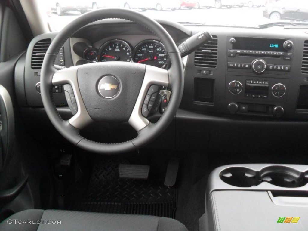 2011 Silverado 1500 LT Crew Cab - Victory Red / Ebony photo #15