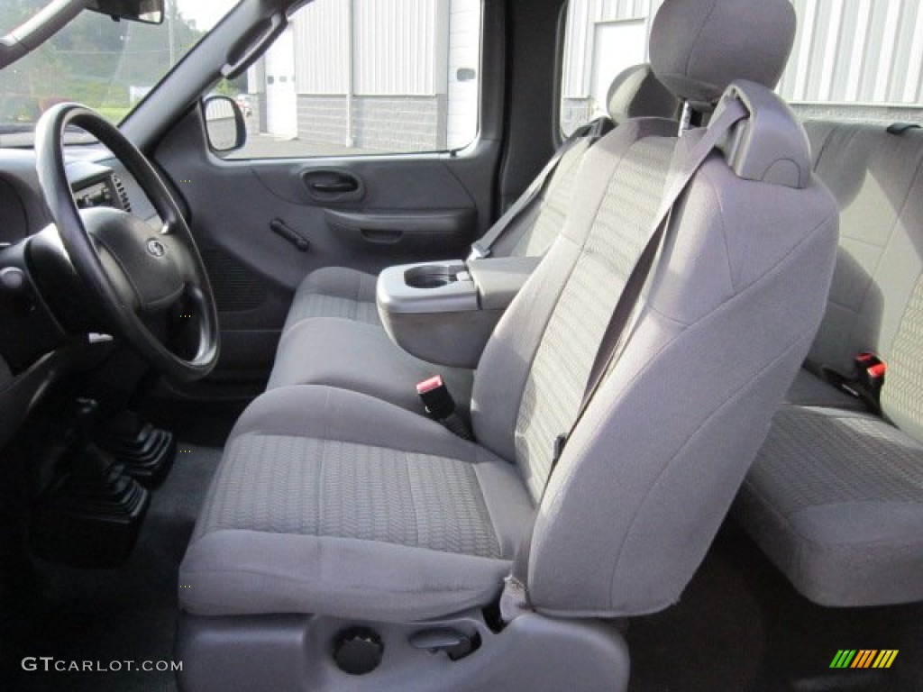 2003 F150 XL Sport SuperCab 4x4 - Black / Medium Graphite Grey photo #16