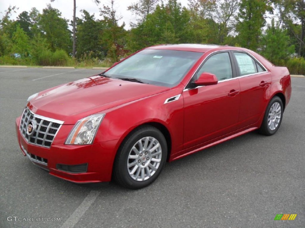 Crystal Red Tintcoat 2012 Cadillac CTS 3.0 Sedan Exterior Photo #54340840