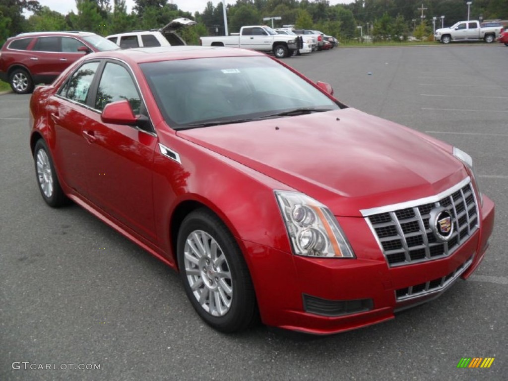 Crystal Red Tintcoat 2012 Cadillac CTS 3.0 Sedan Exterior Photo #54340876