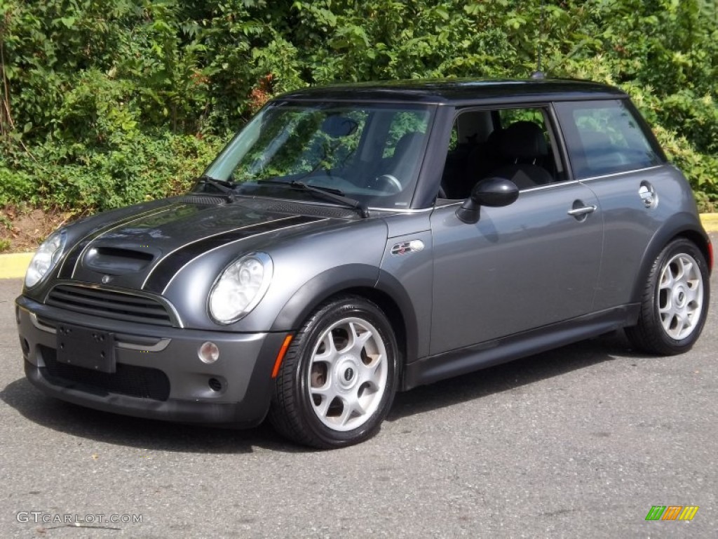 2006 Cooper S Hardtop - Royal Grey Metallic / Panther Black photo #1