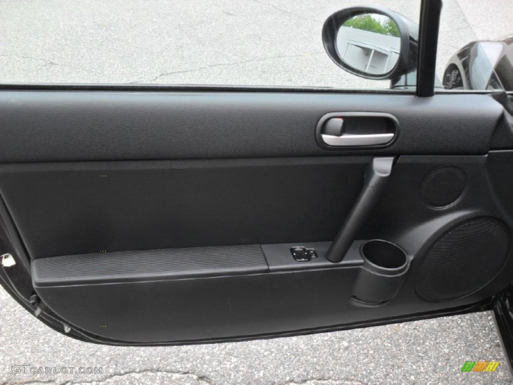 2006 Mazda MX-5 Miata Roadster Black Door Panel Photo #54341559