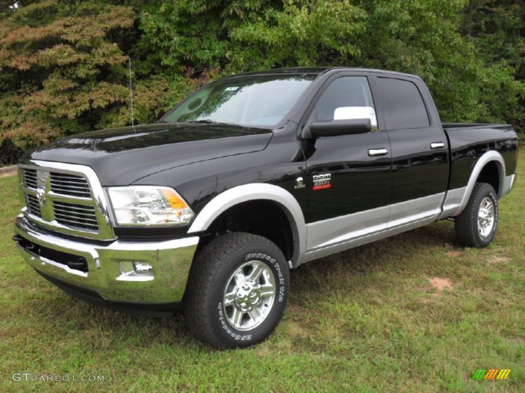 2012 Ram 2500 HD Laramie Crew Cab 4x4 - Black / Dark Slate photo #1