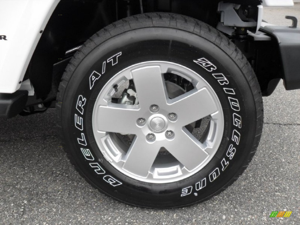 2012 Jeep Wrangler Sahara 4x4 Wheel Photo #54343285