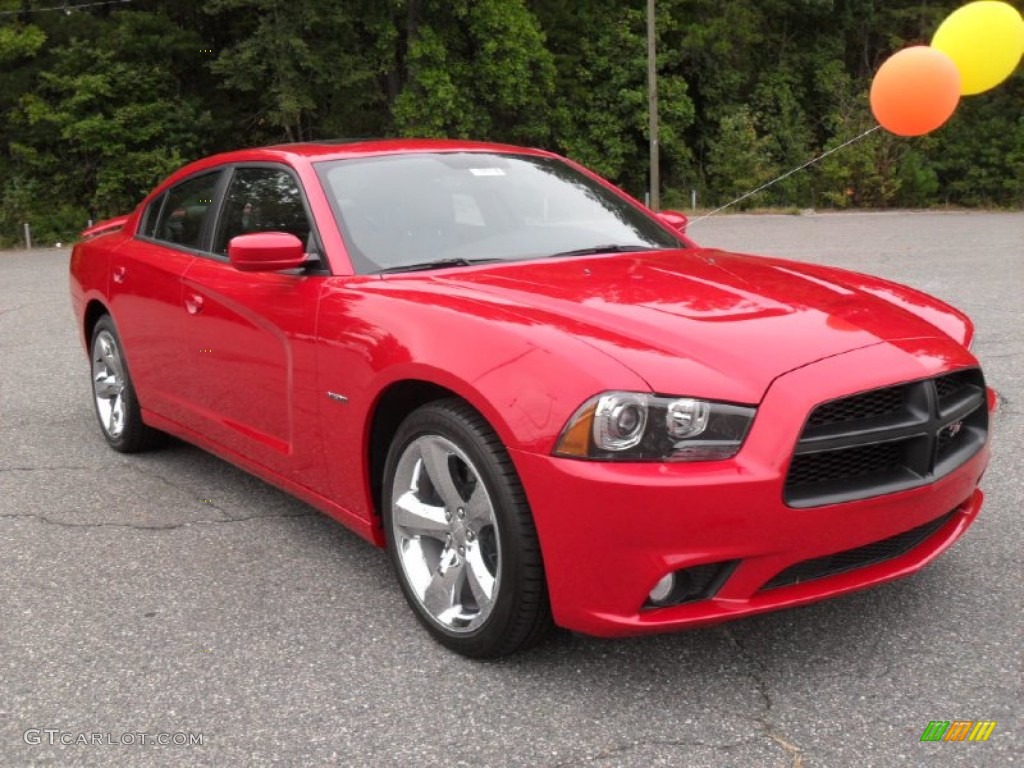 Redline 3-Coat Pearl 2012 Dodge Charger R/T Road and Track Exterior Photo #54343636