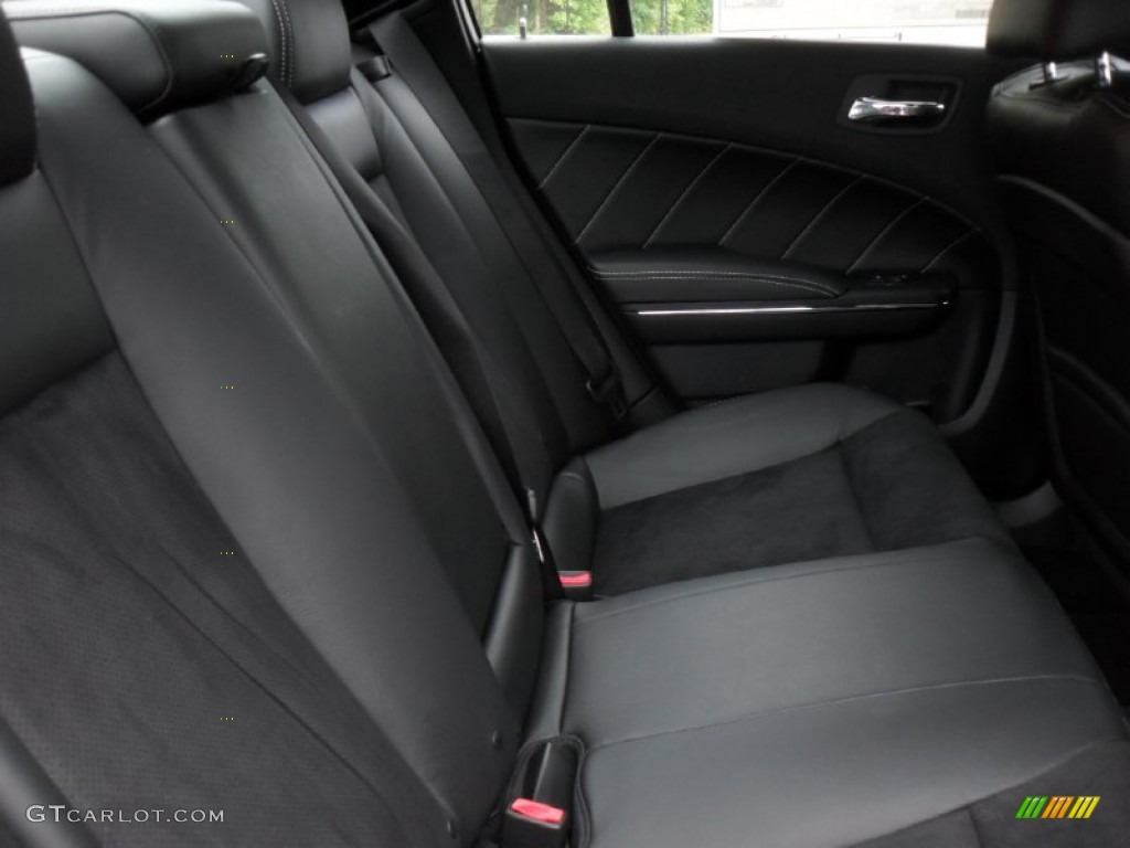 Black Interior 2012 Dodge Charger R/T Road and Track Photo #54343720
