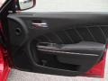 Black 2012 Dodge Charger R/T Road and Track Door Panel