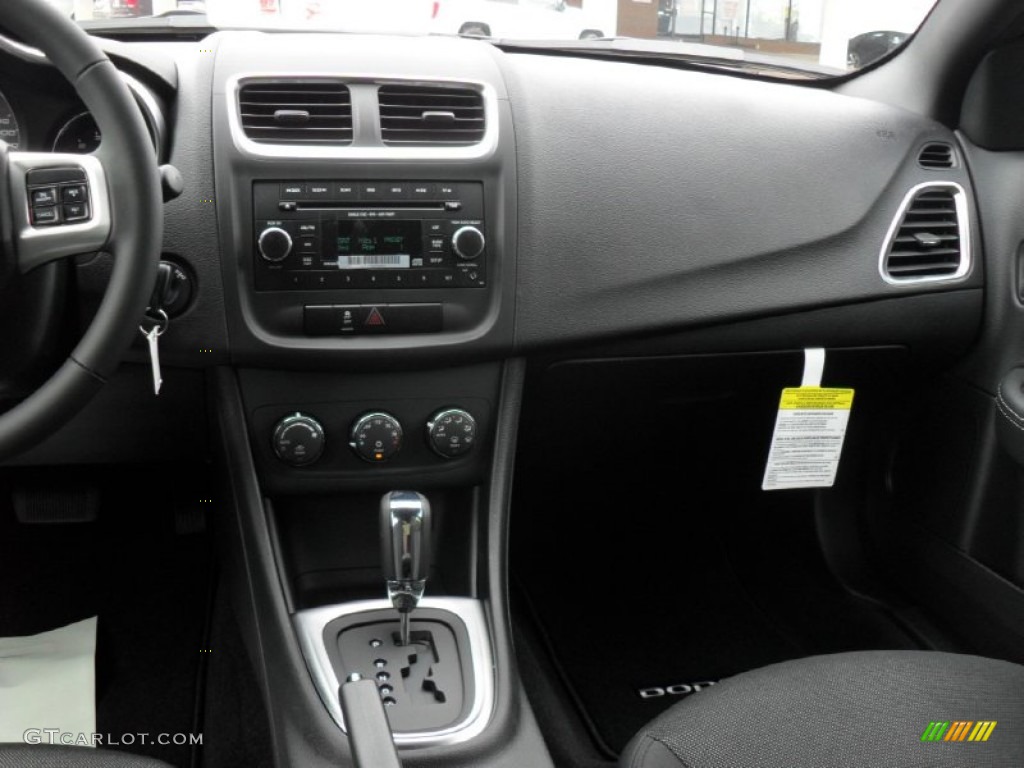 2012 Dodge Avenger SXT Black Dashboard Photo #54343855