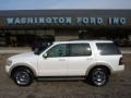 2010 White Platinum Tri-Coat Ford Explorer Eddie Bauer 4x4  photo #1