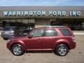 Wine Red Metallic 2010 Mercury Mariner V6 Premier 4WD Voga Package