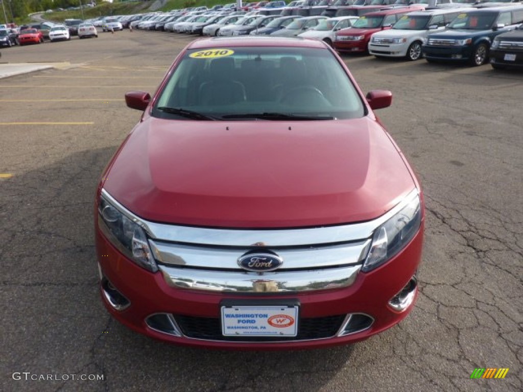 2010 Fusion Sport - Sangria Red Metallic / Charcoal Black/Sport Black photo #7