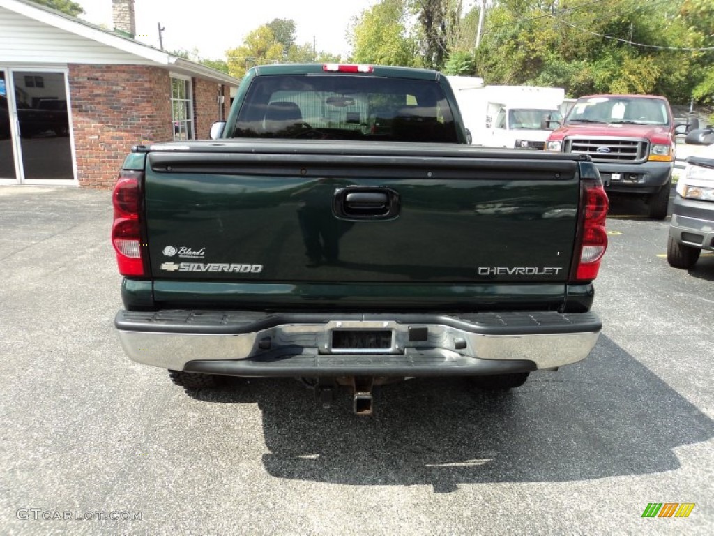 2005 Silverado 1500 Z71 Regular Cab 4x4 - Dark Green Metallic / Dark Charcoal photo #21