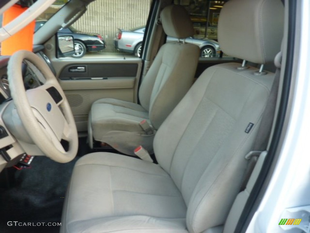 Stone Interior 2007 Ford Expedition EL XLT 4x4 Photo #54344605