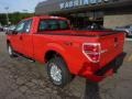 2011 Race Red Ford F150 STX SuperCab 4x4  photo #2
