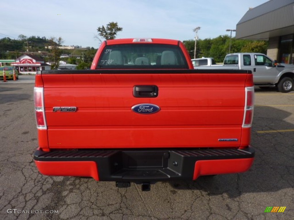 Race Red 2011 Ford F150 STX SuperCab 4x4 Exterior Photo #54345004