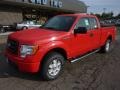2011 Race Red Ford F150 STX SuperCab 4x4  photo #8