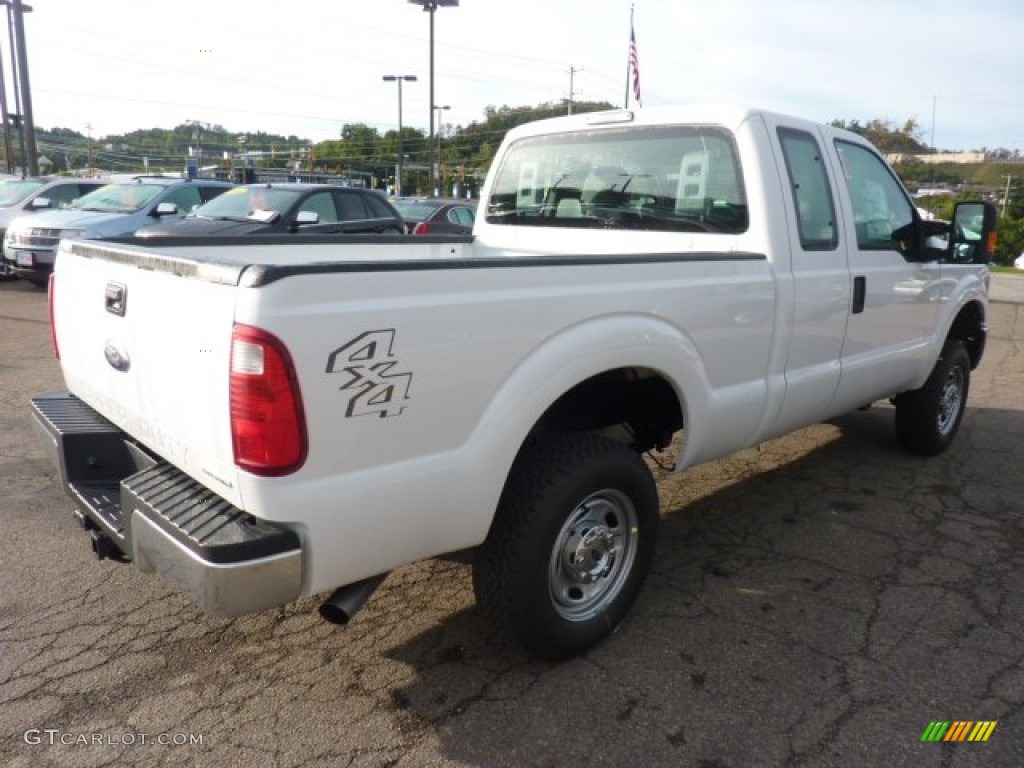 2012 F250 Super Duty XL SuperCab 4x4 - Oxford White / Steel photo #4