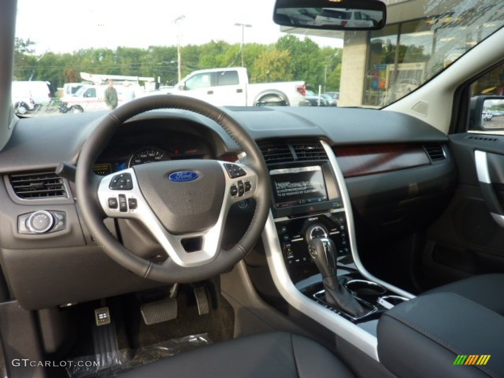 2012 Ford Edge Limited AWD Charcoal Black Dashboard Photo #54345913