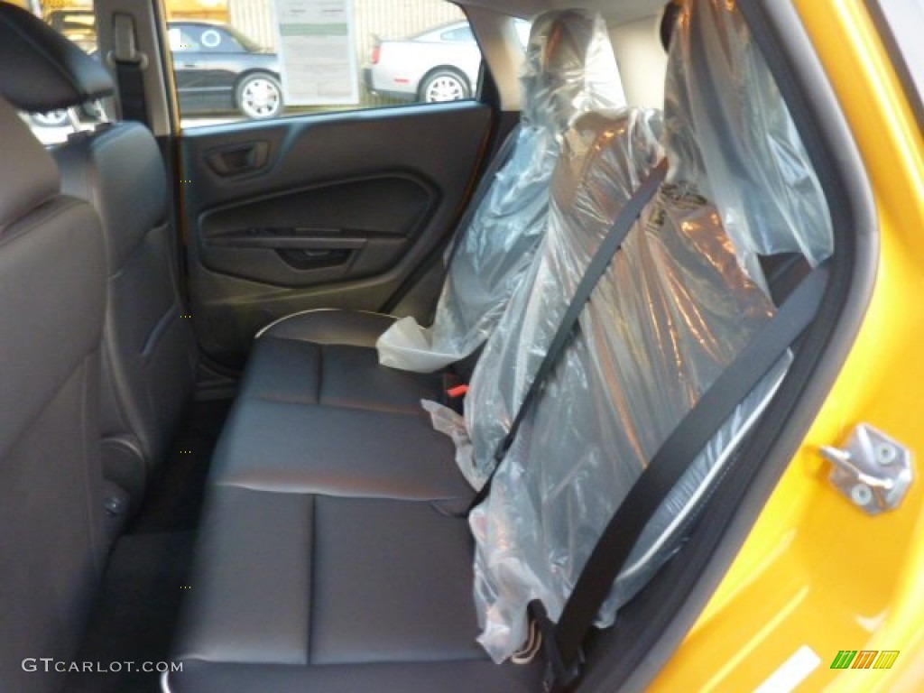 Charcoal Black Interior 2012 Ford Fiesta SES Hatchback Photo #54346708