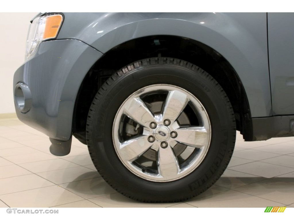 2010 Escape Limited V6 4WD - Steel Blue Metallic / Charcoal Black photo #22