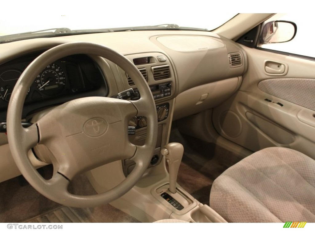 1999 Corolla CE - Venetian Red Pearl / Pebble Beige photo #7