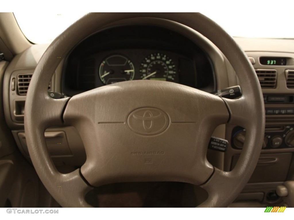 1999 Corolla CE - Venetian Red Pearl / Pebble Beige photo #11