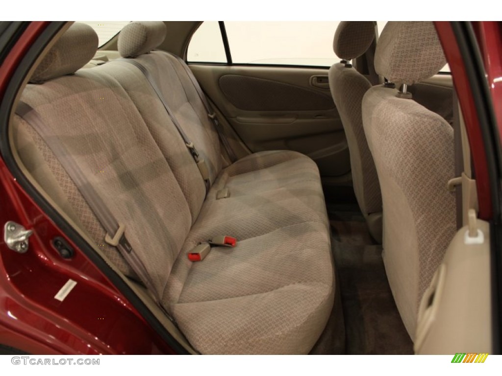 1999 Corolla CE - Venetian Red Pearl / Pebble Beige photo #13